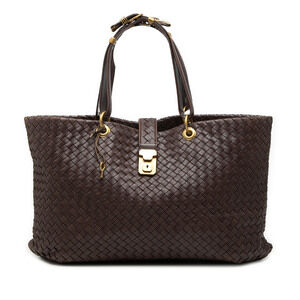 Pre-Loved Bottega Veneta Large Nappa Intrecciato Capri Tote